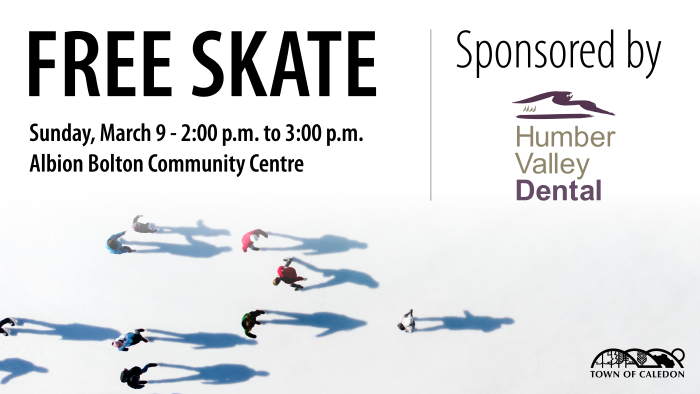 free skate sponsored by Humber Valley Dental