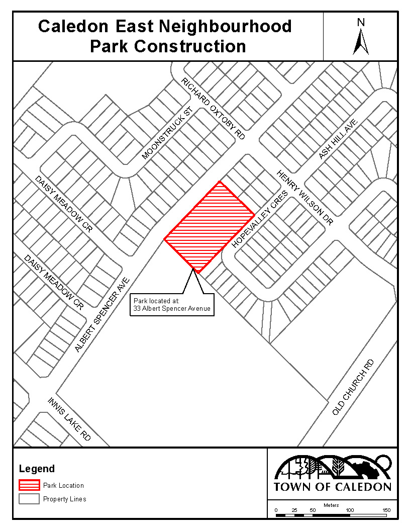 Caledon East Park Location Map