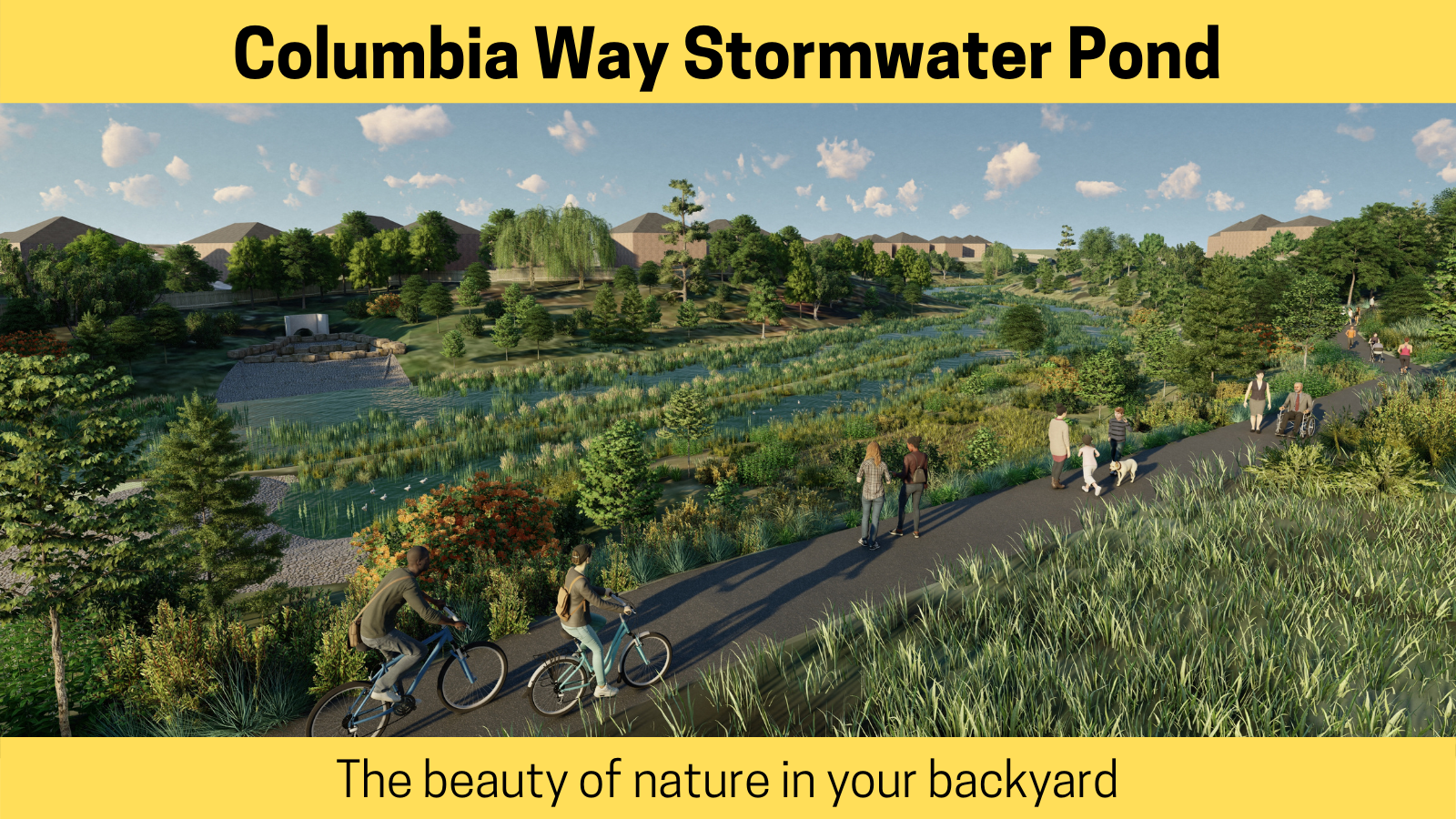 Columbia Way Stormwater Management Pond