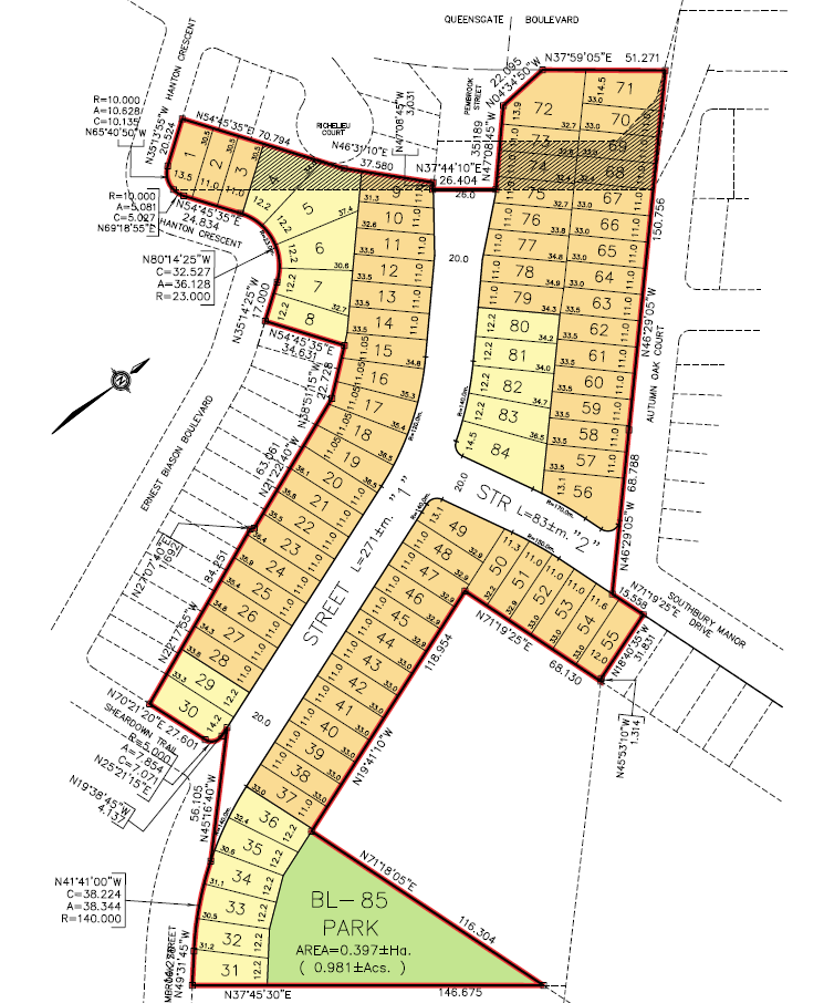 Site Plan for 9229 5th Side Road