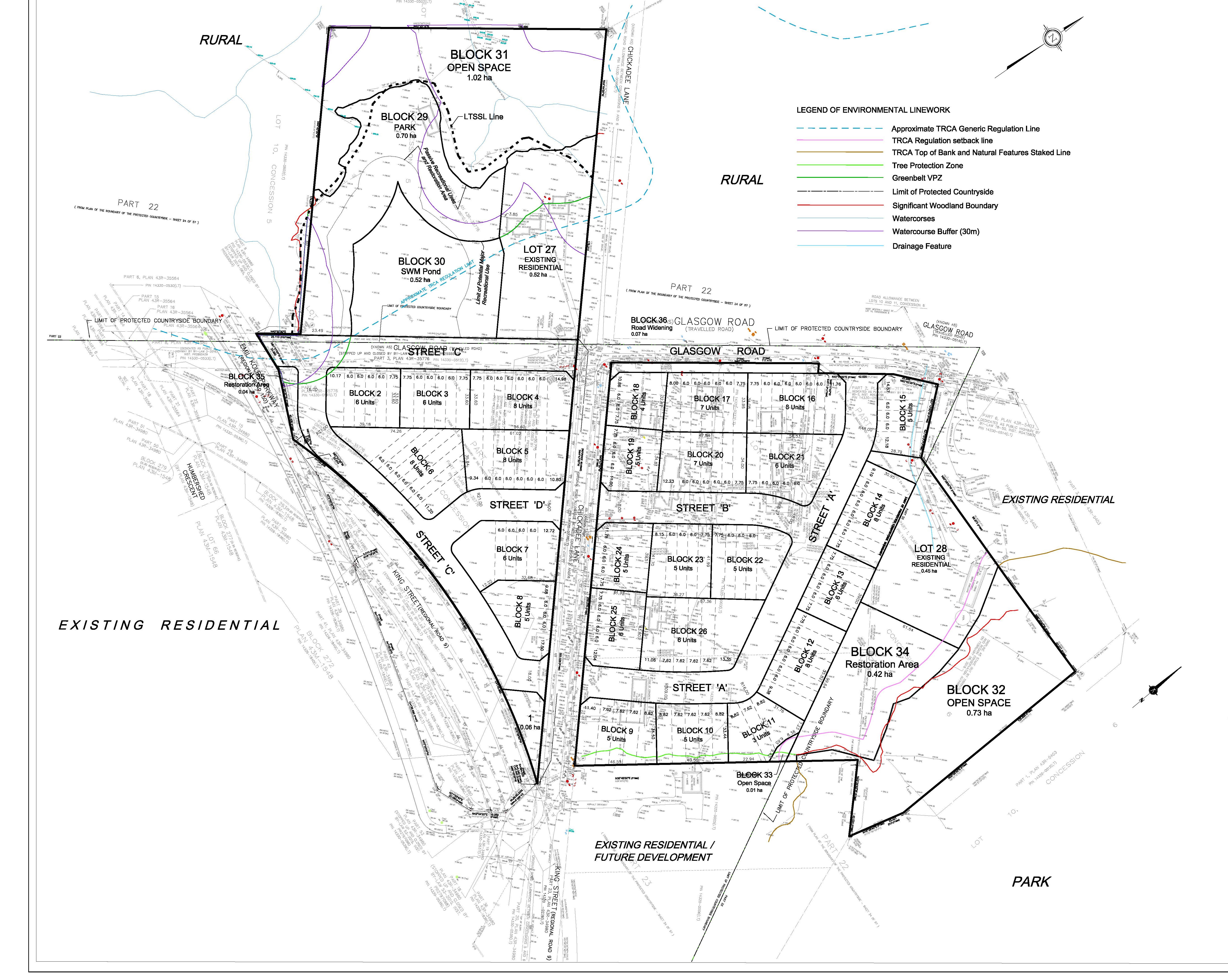 Draft Plan of Subdivision for Humphries Planning Group Inc.