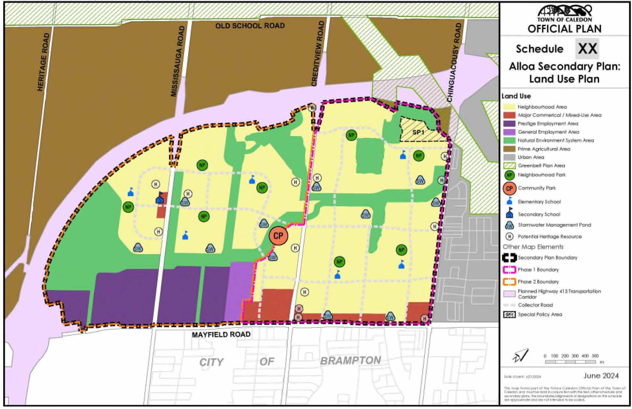 Alloa Secondary Plan Land Use Plan Map