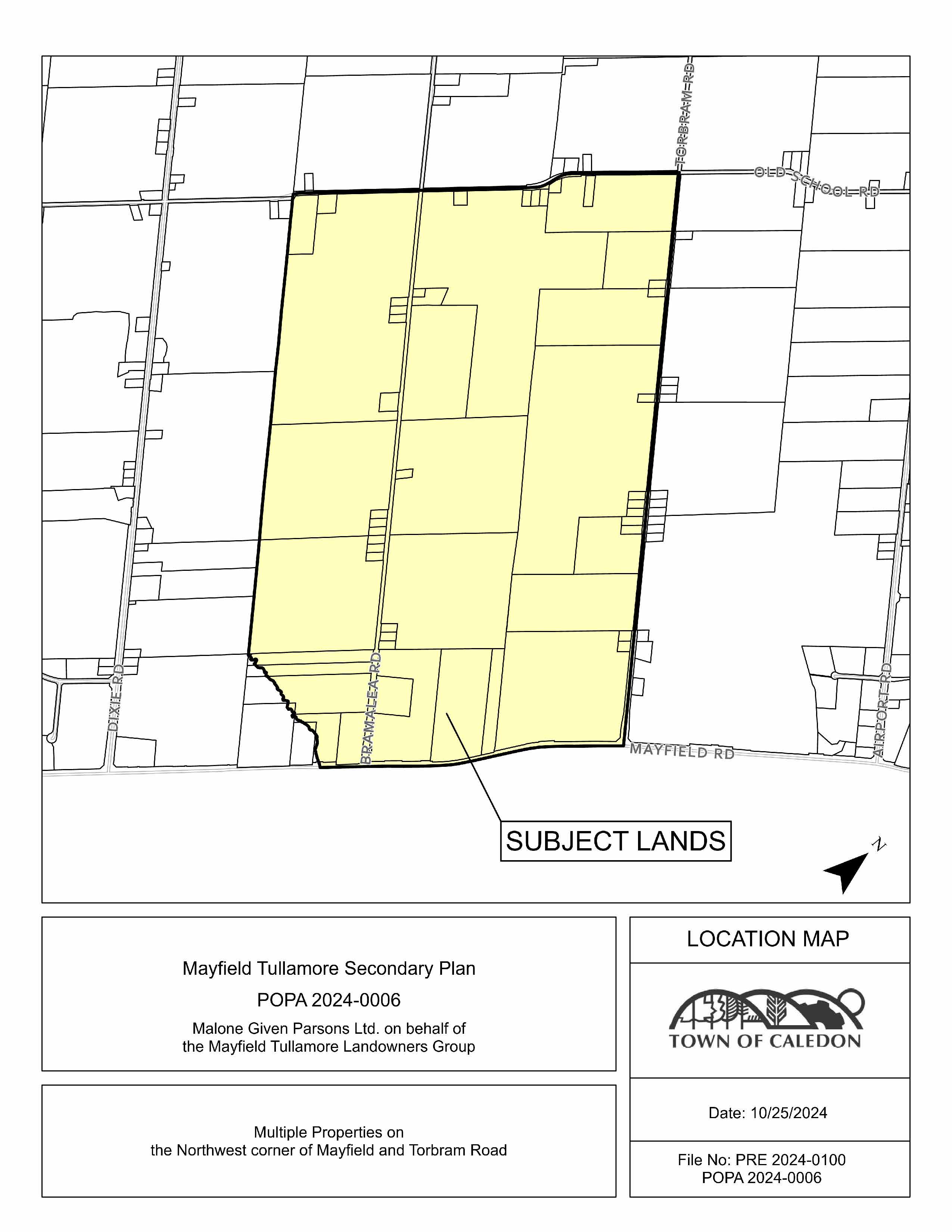 Location Map of Subject Property